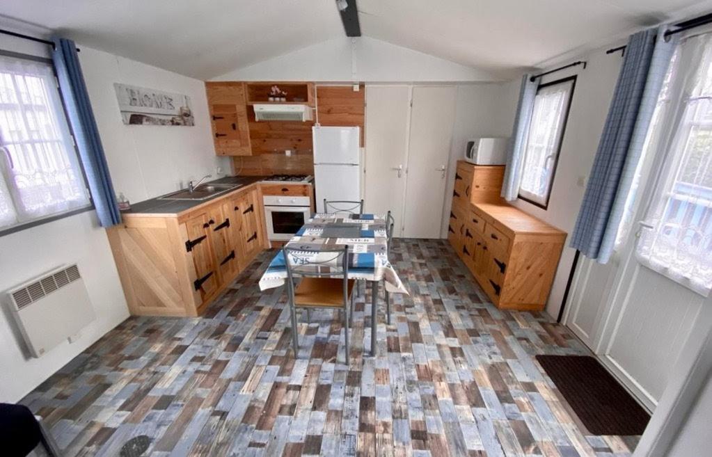 Mobilhome Emplacement 21 Biville-sur-Mer Kültér fotó